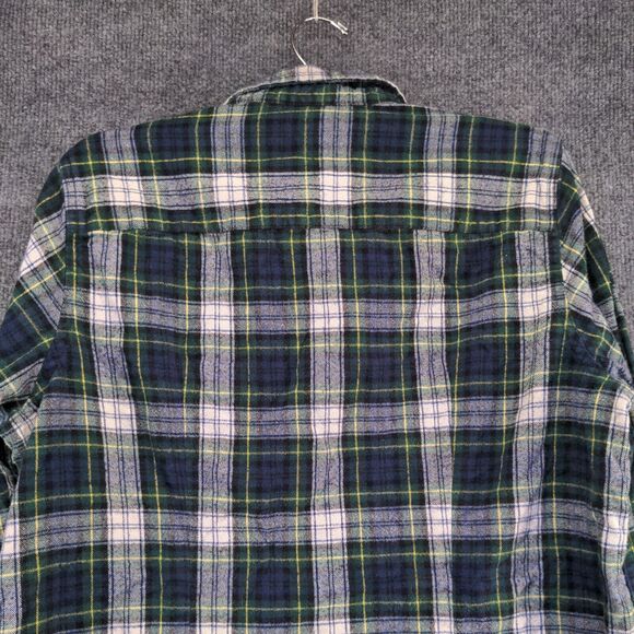 L.L. Bean Men's Slightly Fitted Button Up Shirt Multi Large Long Sleeve Cotton - Picture 6 of 12
